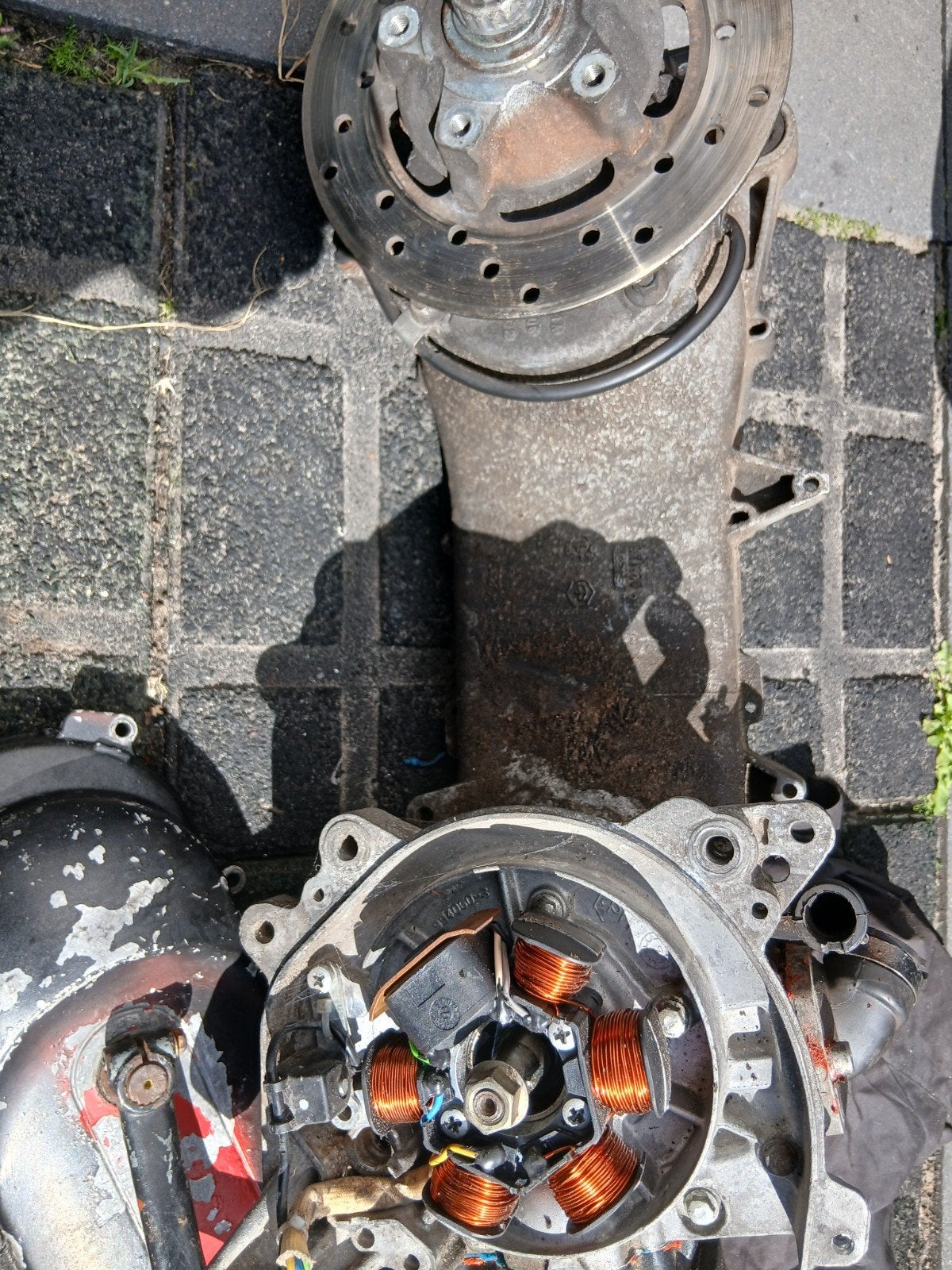 Gilera DNA Motorblok met Race Krukas en DR 70cc Cilinder, Ophalen of Verzenden, Gebruikt, Blok, Gilera