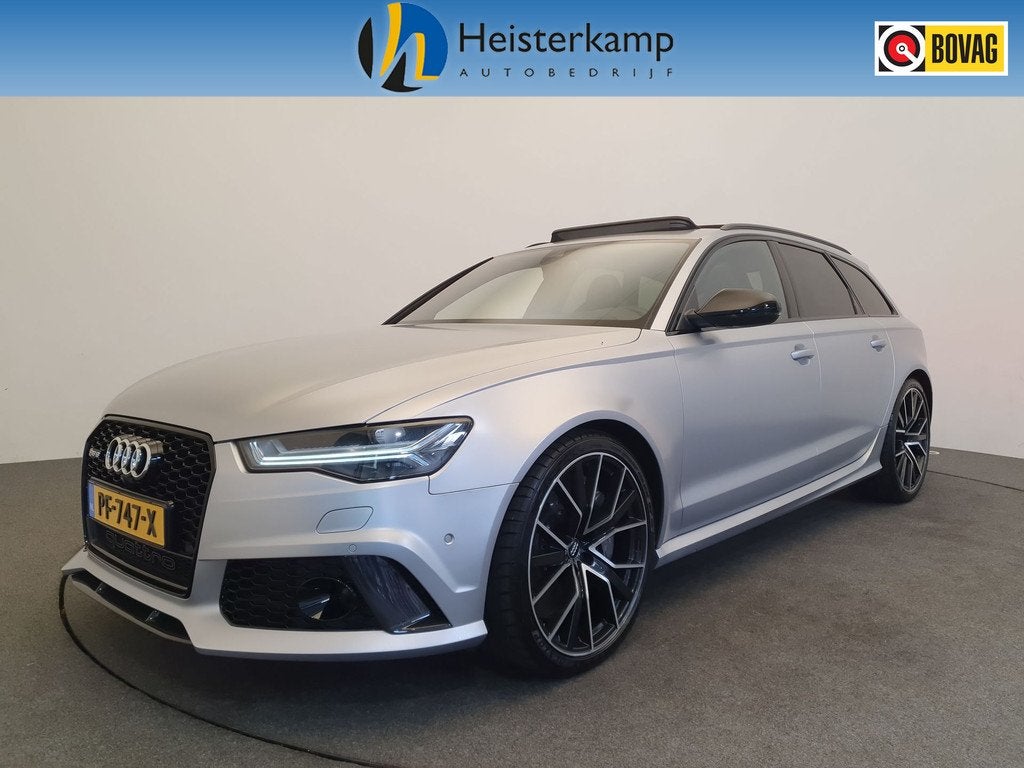 Audi RS6 4.0 TFSI Quattro Dynamic Plus, B&O, Carbon pakket, Auto's, Audi, Automaat, 12 maanden, Gebruikt, 3993 cc