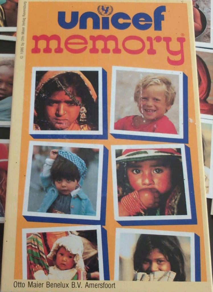 Unicef memory vintage 1986, Hobby en Vrije tijd, Ophalen of Verzenden