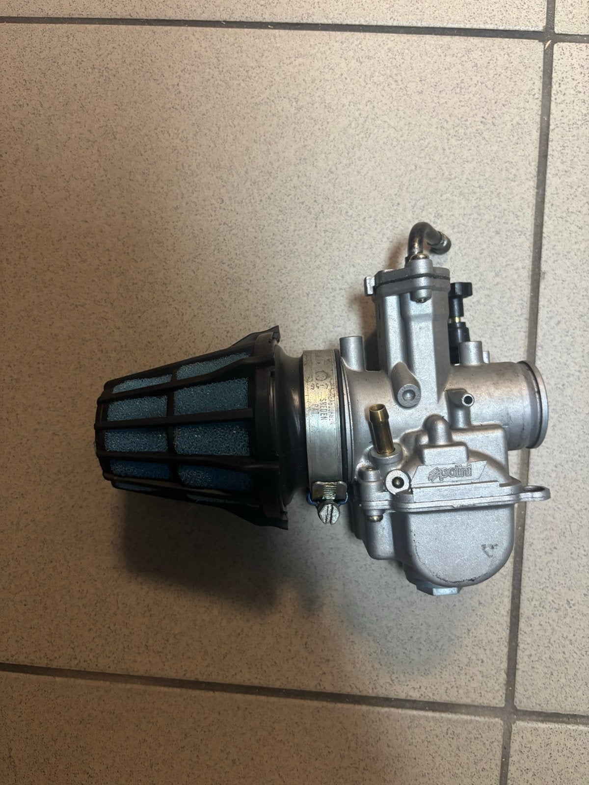 Polini PWK 30mm Vlakschuif Carburateur - ZGAN, Ophalen of Verzenden, Zo goed als nieuw, Carburateur