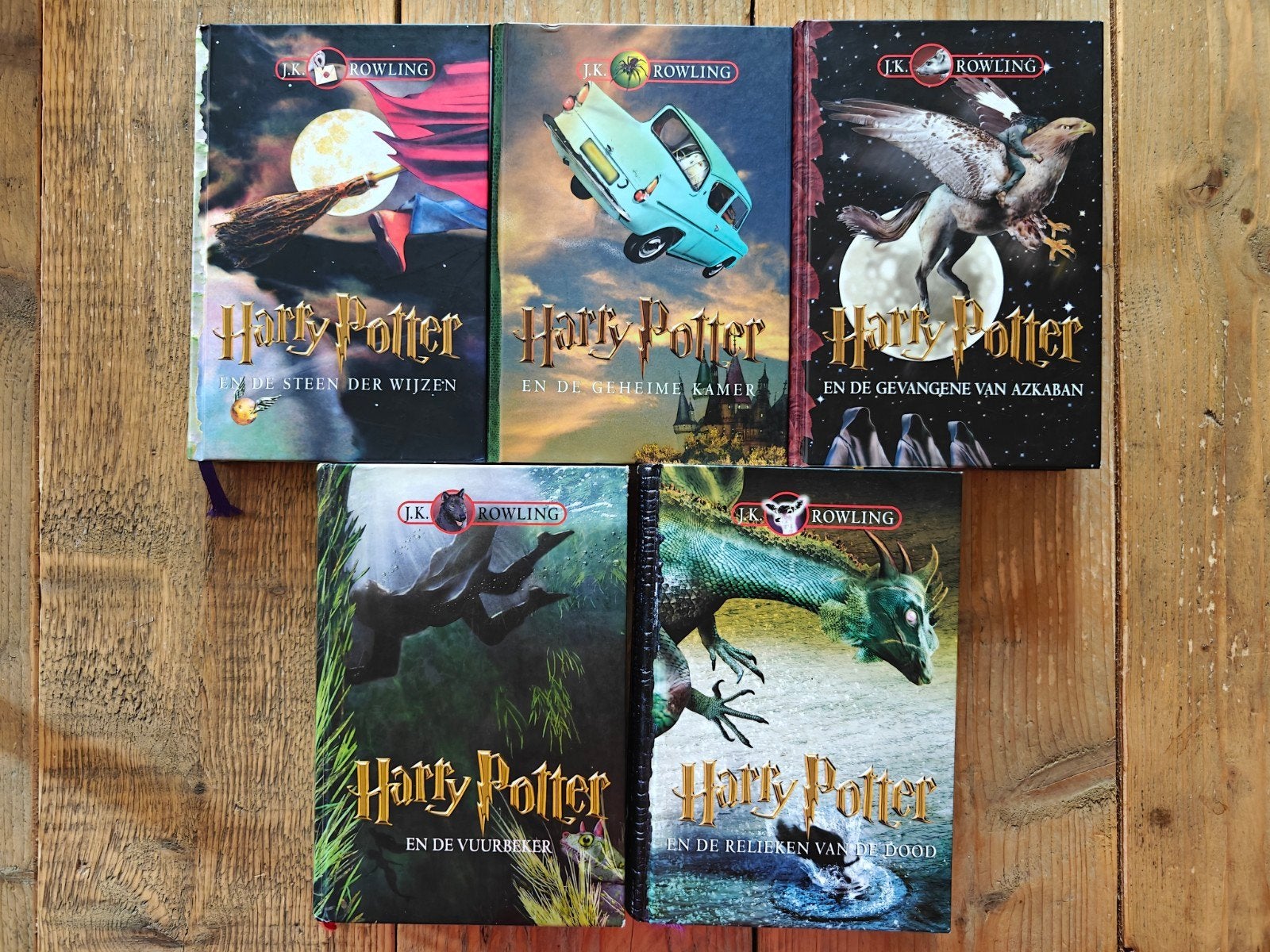 5 Losse delen van Harry Potter, Hardcover., Boeken, Ophalen of Verzenden, Zo goed als nieuw