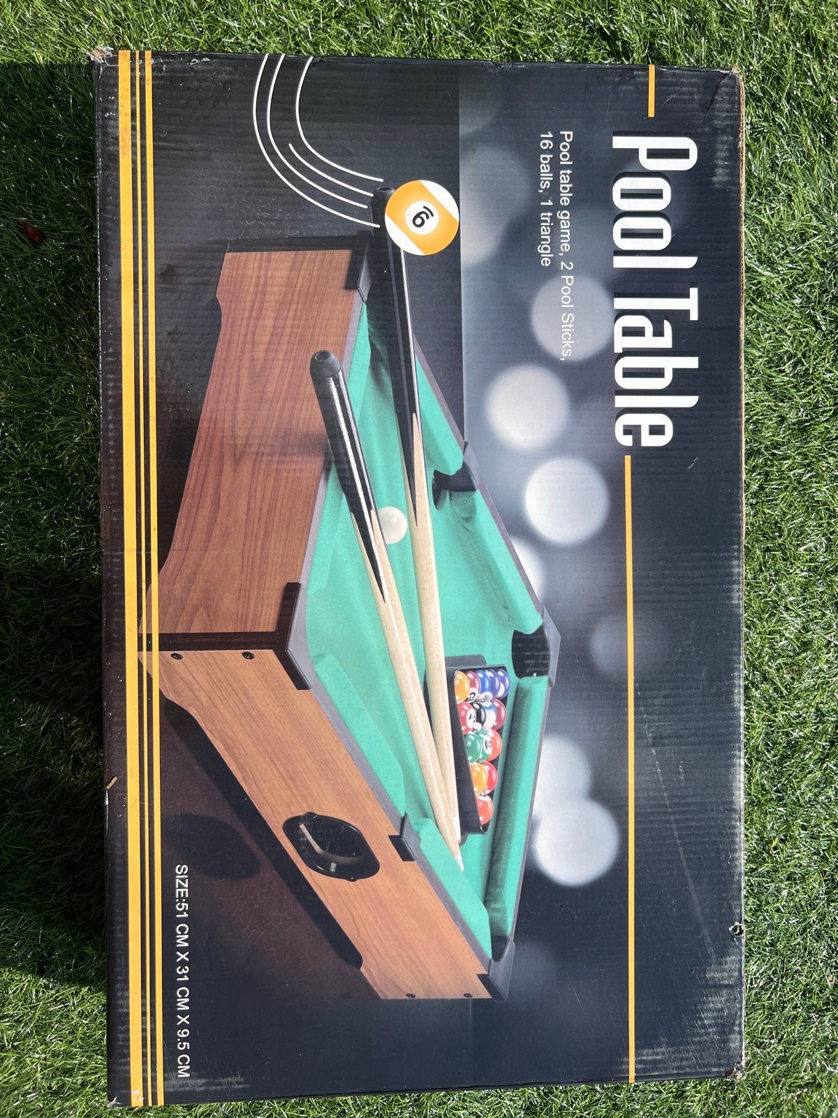 Compacte Pooltafel Set - Inclusief Accessoires, Ophalen, Zo goed als nieuw, Pooltafel