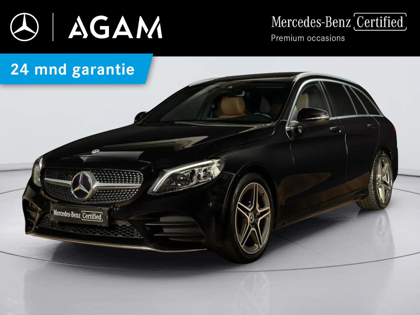 Mercedes-Benz C-Klasse Estate 180 Premium Pack Panorama dak, Auto's, Mercedes-Benz, Euro 6, Zwart, Origineel Nederlands, C-Klasse