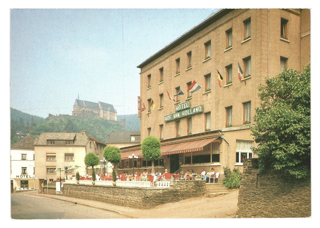 41011 Vianden 70 Hotel Hof v Holland Luxemburg Onbeschreven, Ophalen of Verzenden, 1960 tot 1980, Ongelopen, België en Luxemburg