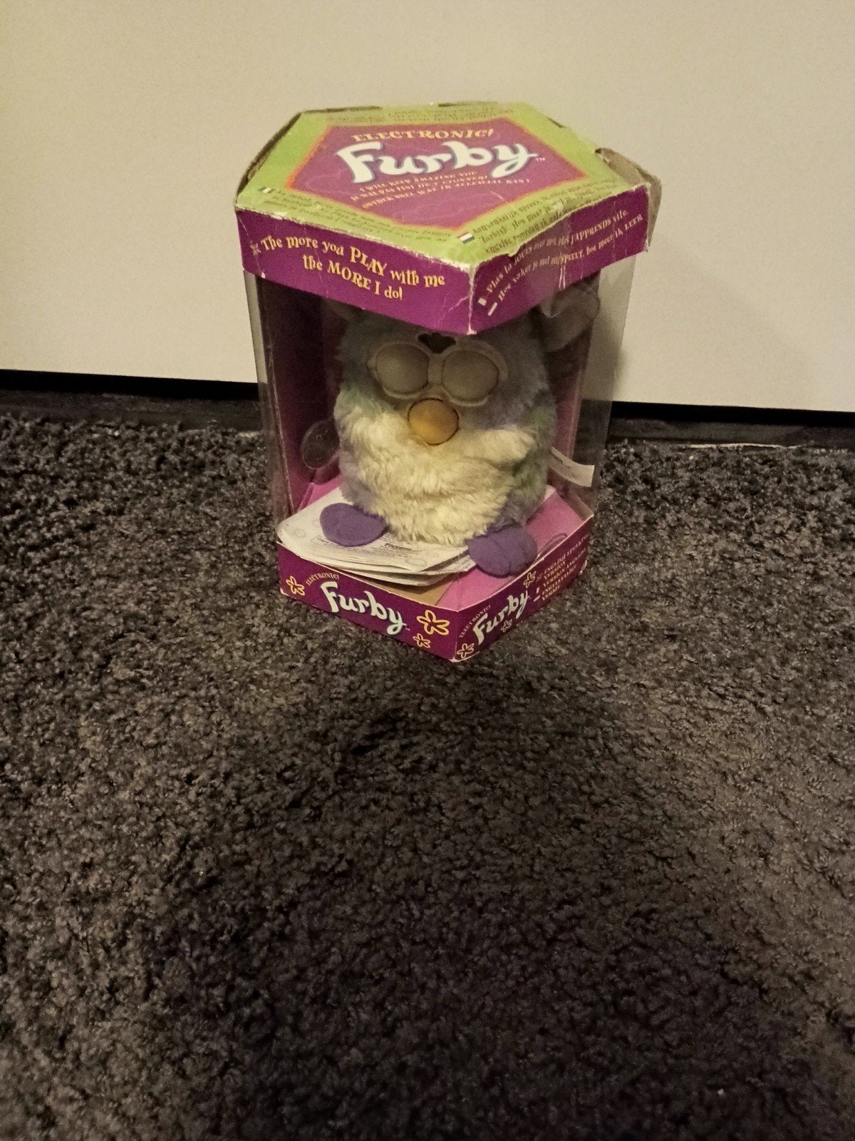 Vintage Furby Tye Dye in doos, Ophalen of Verzenden