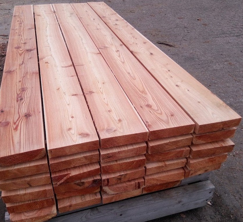 Lariks planken 5x20cm lengte 2,5m (partij 30 stuks), Tuin en Terras, Ophalen, Nieuw, 250 cm of meer, Planken