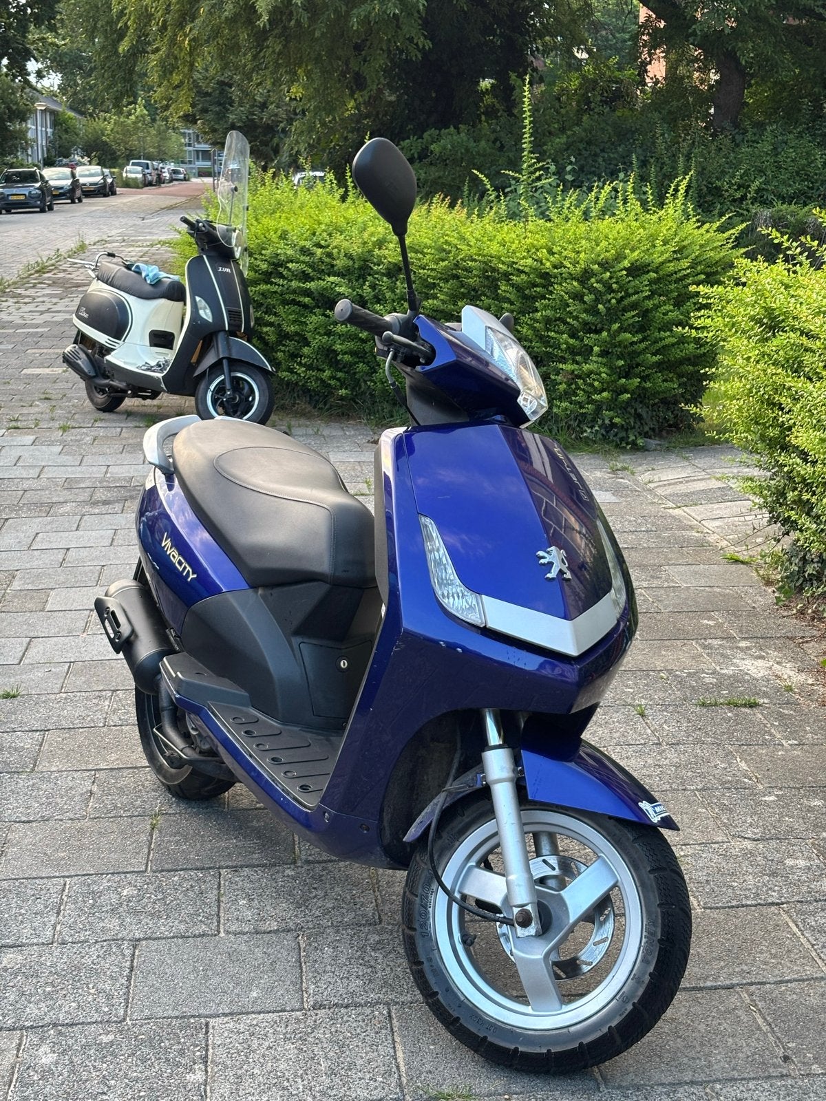 Peugeot Vivacity Scooter - Blauw, Gebruikt, Fietsen en Brommers, Scooters | Peugeot, Ophalen, Tweetakt, Gebruikt, Maximaal 45 km/u
