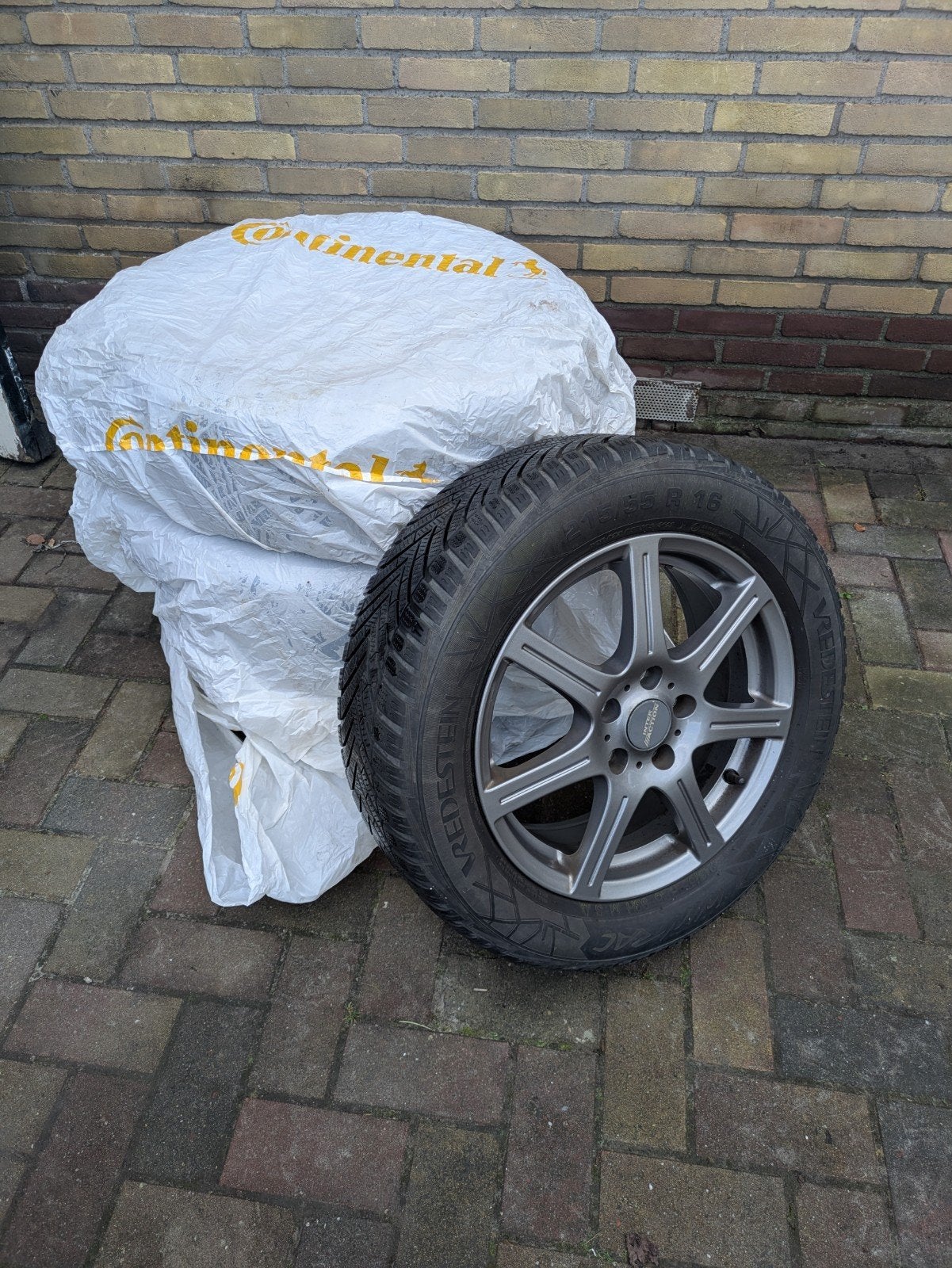 Inter Action velgen met Vredestein Wintrac winterbanden, Auto-onderdelen, Ophalen, 16 inch, Banden en Velgen, Winterbanden