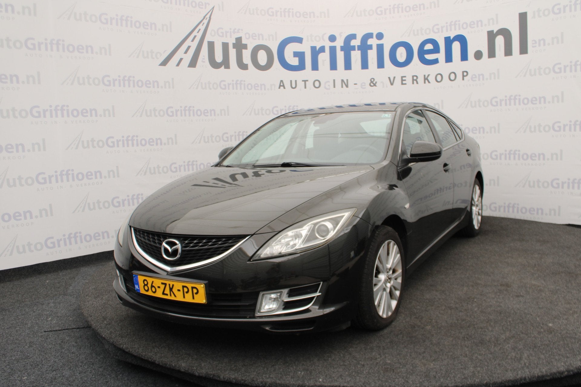 Mazda 6 2.0 S-VT Touring nette 5-deurs met trekhaak, Auto's, Voorwielaandrijving, Stof, Gebruikt, Zwart