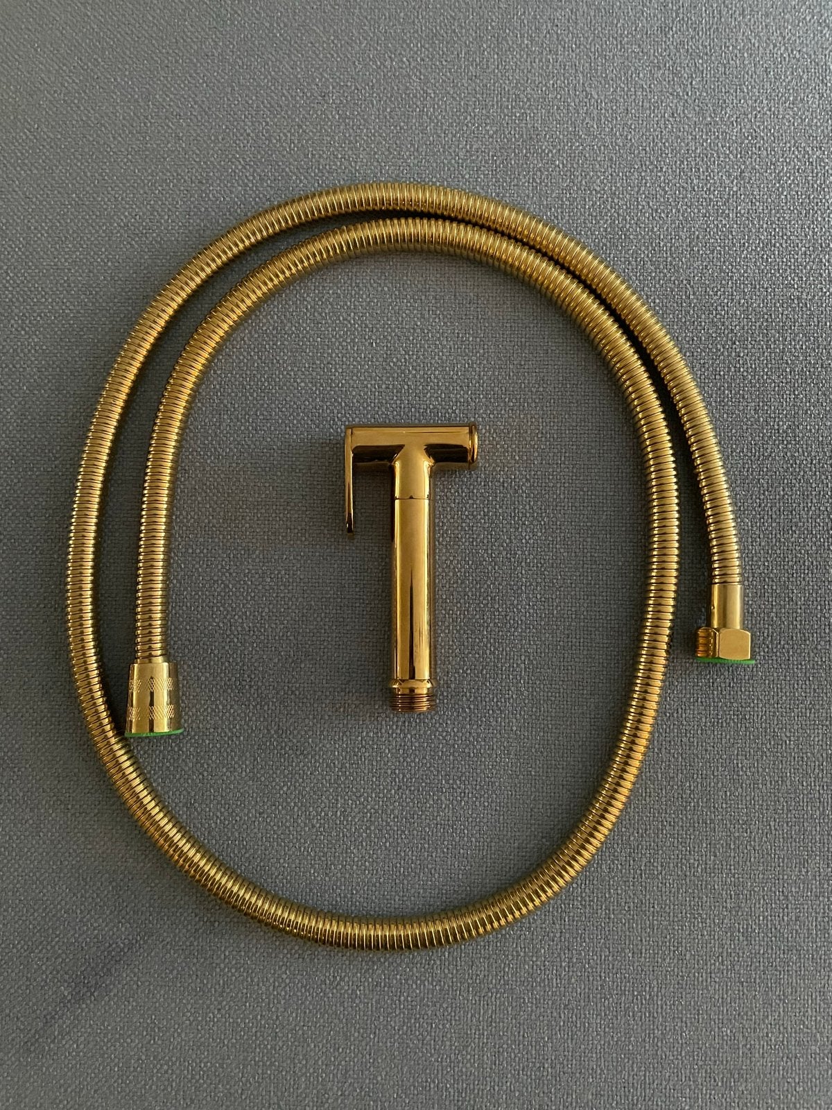 Gouden bidetsproeier met doucheslang, Ophalen of Verzenden, Nieuw, Chroom, Douche