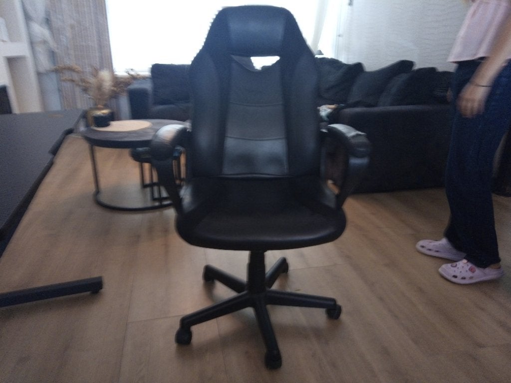 Computertafel en stoel, Ophalen, Gebruikt
