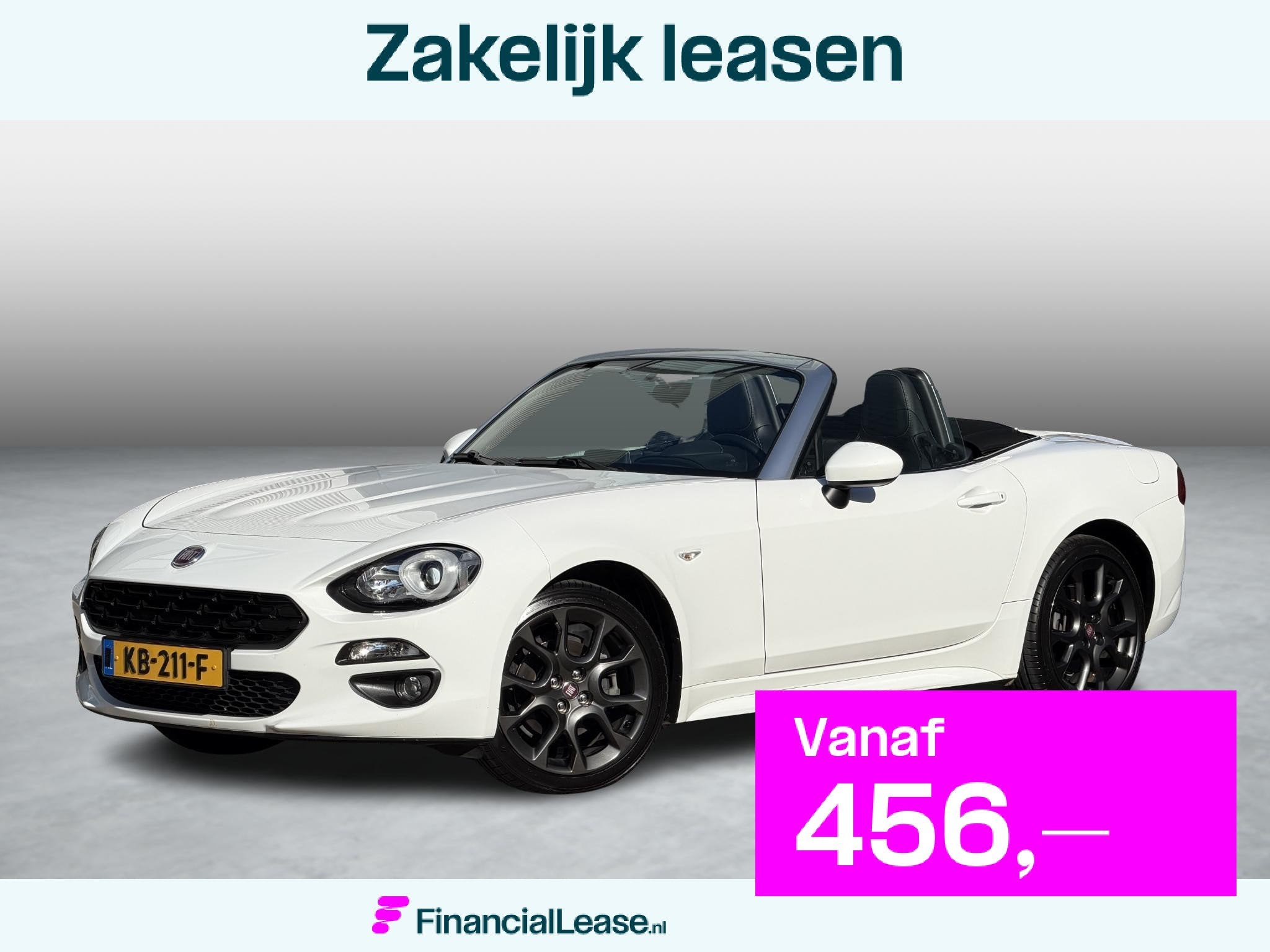 Fiat 124 Spider 1.4 MultiAir Turbo Lusso | NL-Auto/Bi LED Ko, 1025 kg, Achterwielaandrijving, Euro 6, 4 cilinders