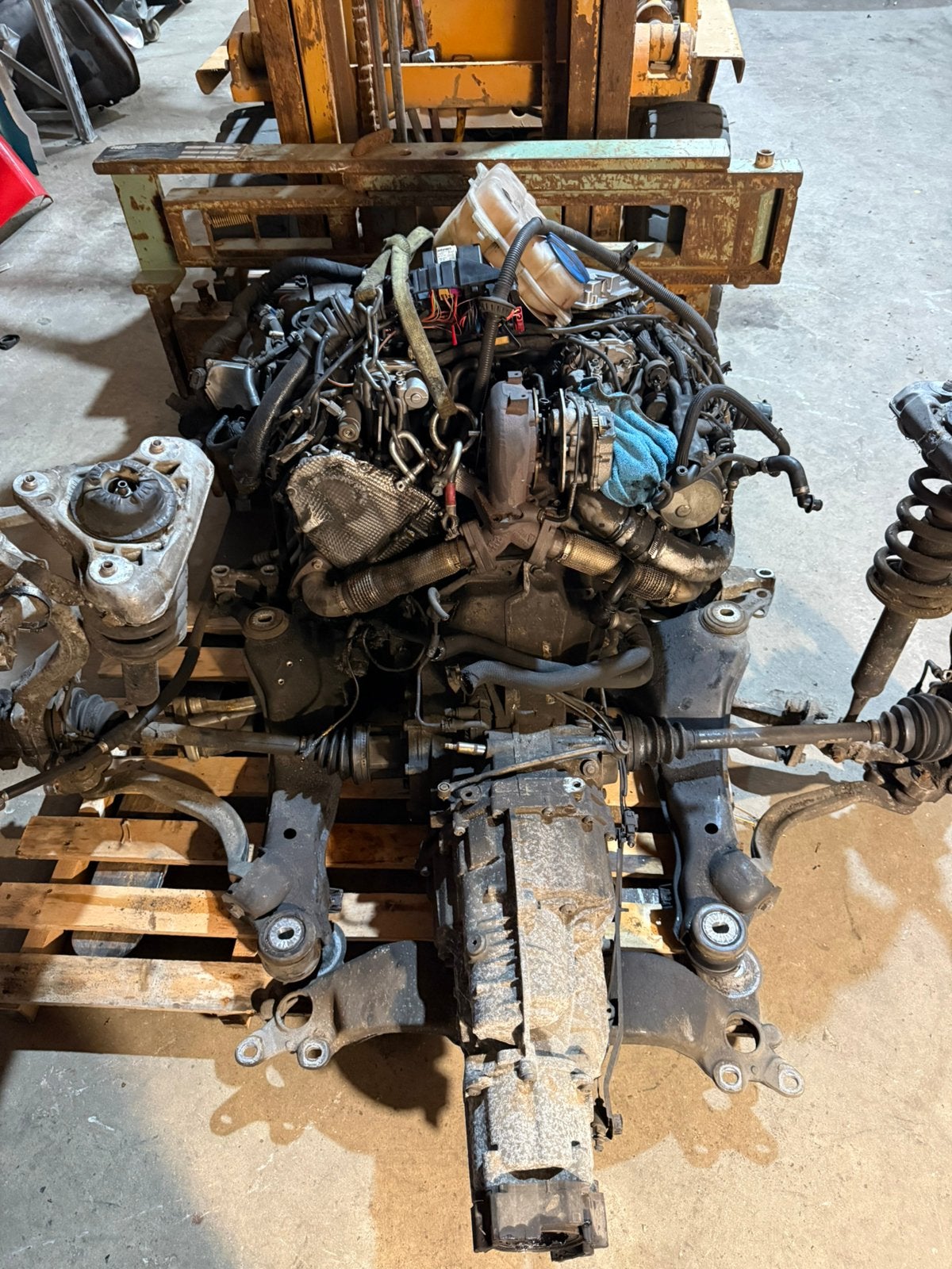 3.0 tdi motor audi a4 b7/b6 quattro met handbak, Ophalen, Audi