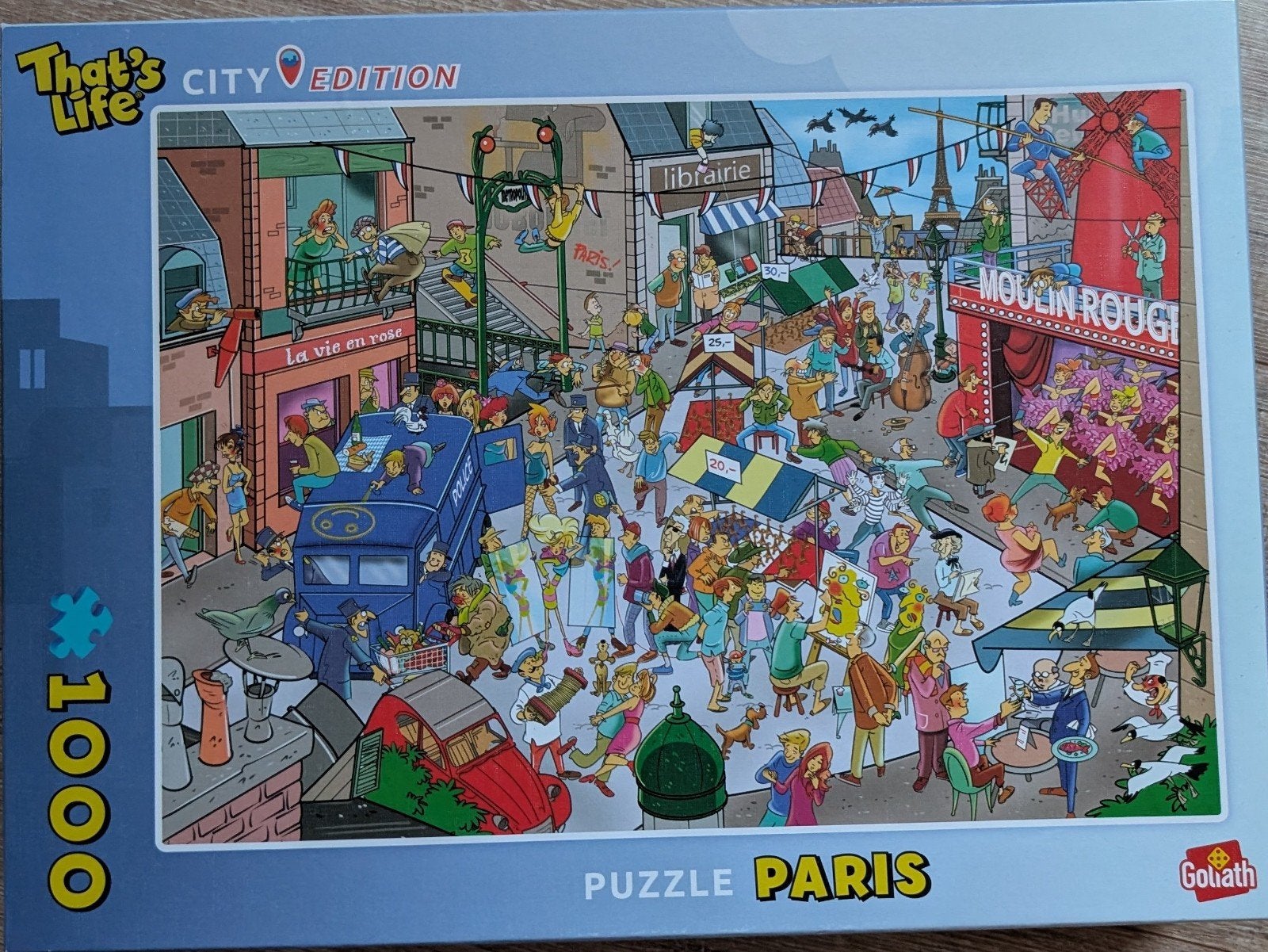 Parijs legpuzzel - 1000 stukjes - goliath, Ophalen, 500 t/m 1500 stukjes, Zo goed als nieuw, Legpuzzel