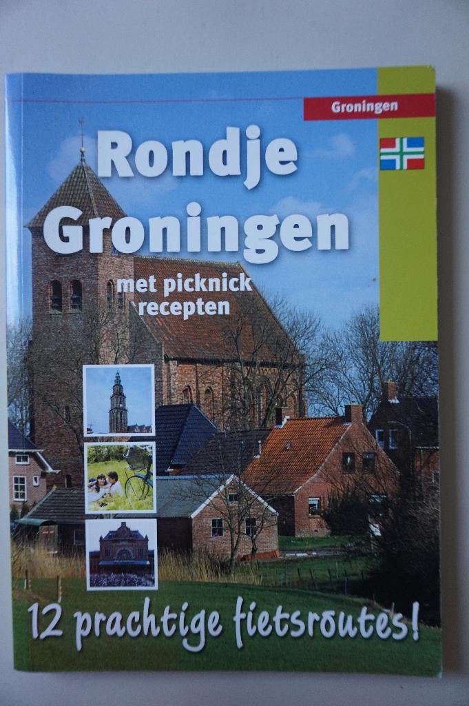 Rondje Groningen fietsroutes met picknick recepten fietsen, Overige merken, Fiets- of Wandelgids, Ophalen of Verzenden, Zo goed als nieuw