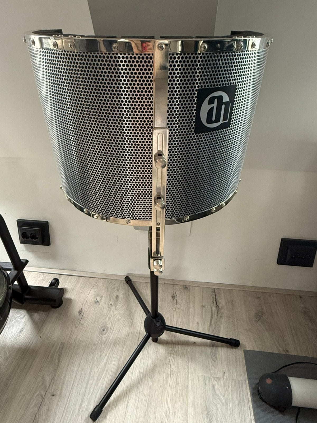 Microfoon isolatie scherm, Muziek en Instrumenten, Standaards, Ophalen, Zo goed als nieuw, Microfoon