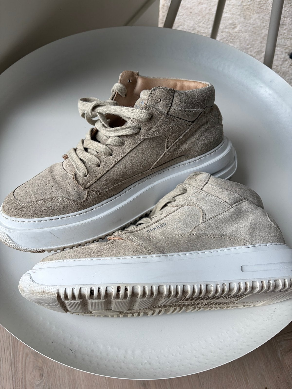 Kopenhagen Studios Suède Sneakers Maat 41 Bruin, Bruin, Ophalen of Verzenden, Sneakers of Gympen, Gedragen