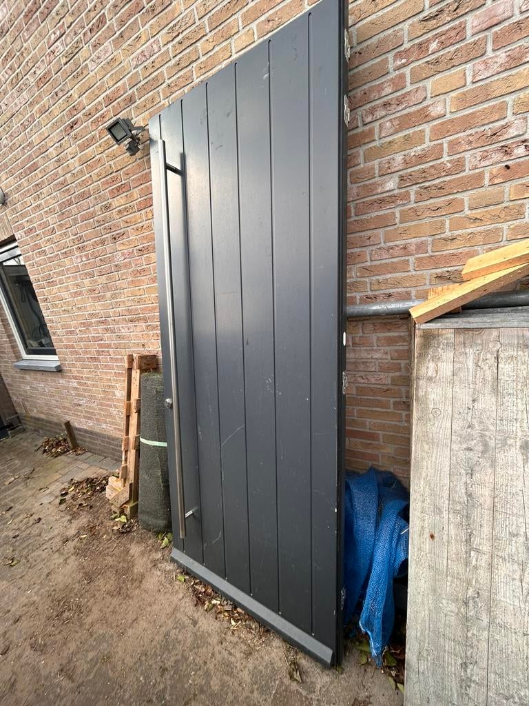 mooie voordeur 104,5 x 248, Gebruikt, 215 cm of meer, Buitendeur, Hout