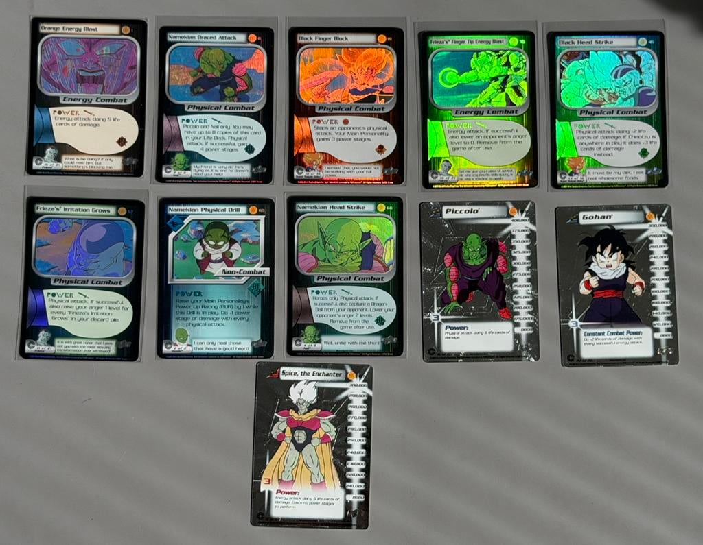 DBZ CCG Trunks Saga Foil Lot 11x, Ophalen of Verzenden, Zo goed als nieuw, Meerdere kaarten, Foil