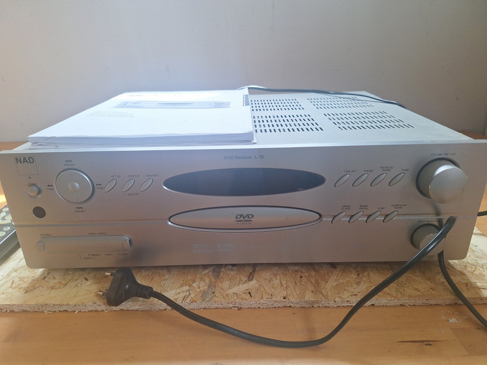 NAD L70 DVD Receiver - DVD blijft hangen, gaat niet open, Audio, Tv en Foto, Dvd-spelers, Ophalen, Niet werkend, Dvd-speler, Overige merken