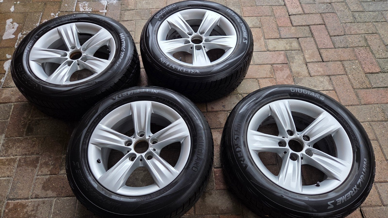 Set BMW velgen met Vredestein winterbanden, Ophalen, Gebruikt