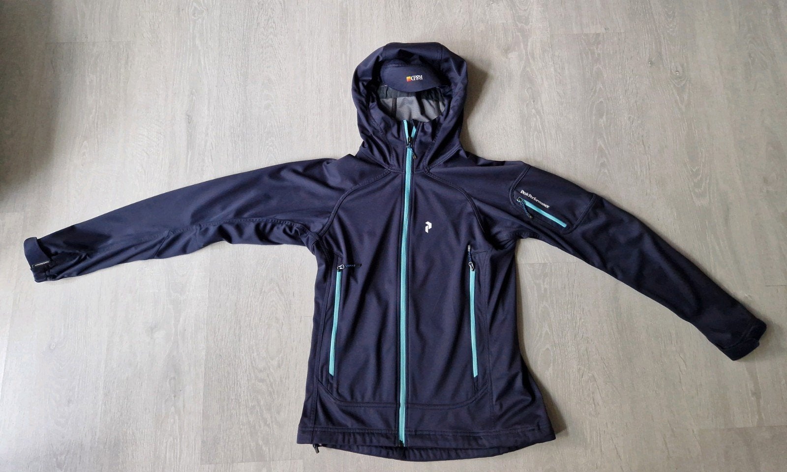 Outdoor Jas van Peak Performance, Maat 38/40 (M), Blauw, Overige typen, Ophalen of Verzenden