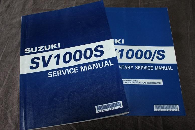 Suzuki SV1000 S 2003 motorcycle service manual SV 1000S, Ophalen of Verzenden, Suzuki