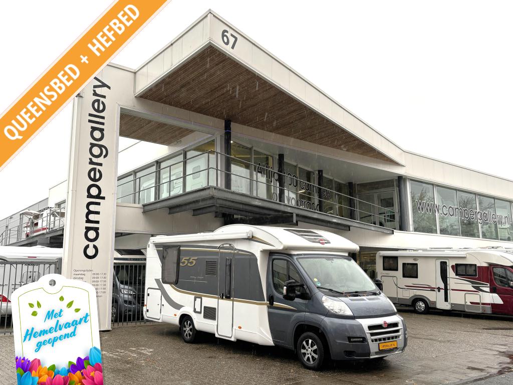 Bürstner Fifty Five Ixeo 734 QUEENSBED+HEFBED BEARLOCK, Chemisch toilet, Ringverwarming, Fiat, Afzuigkap