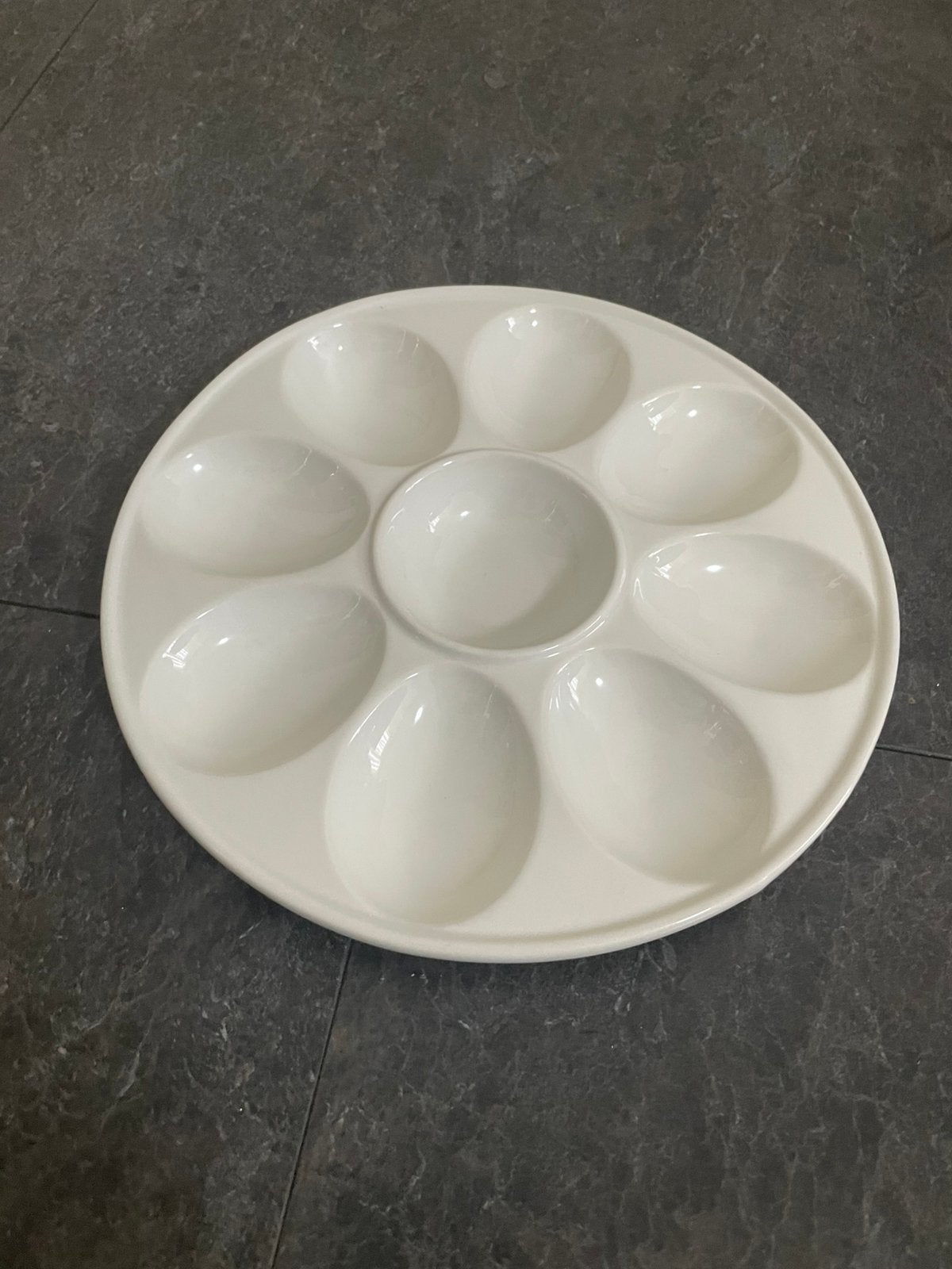 Witte eier schaal, Ophalen of Verzenden, Zo goed als nieuw, Overige stijlen, Schaal of Schalen
