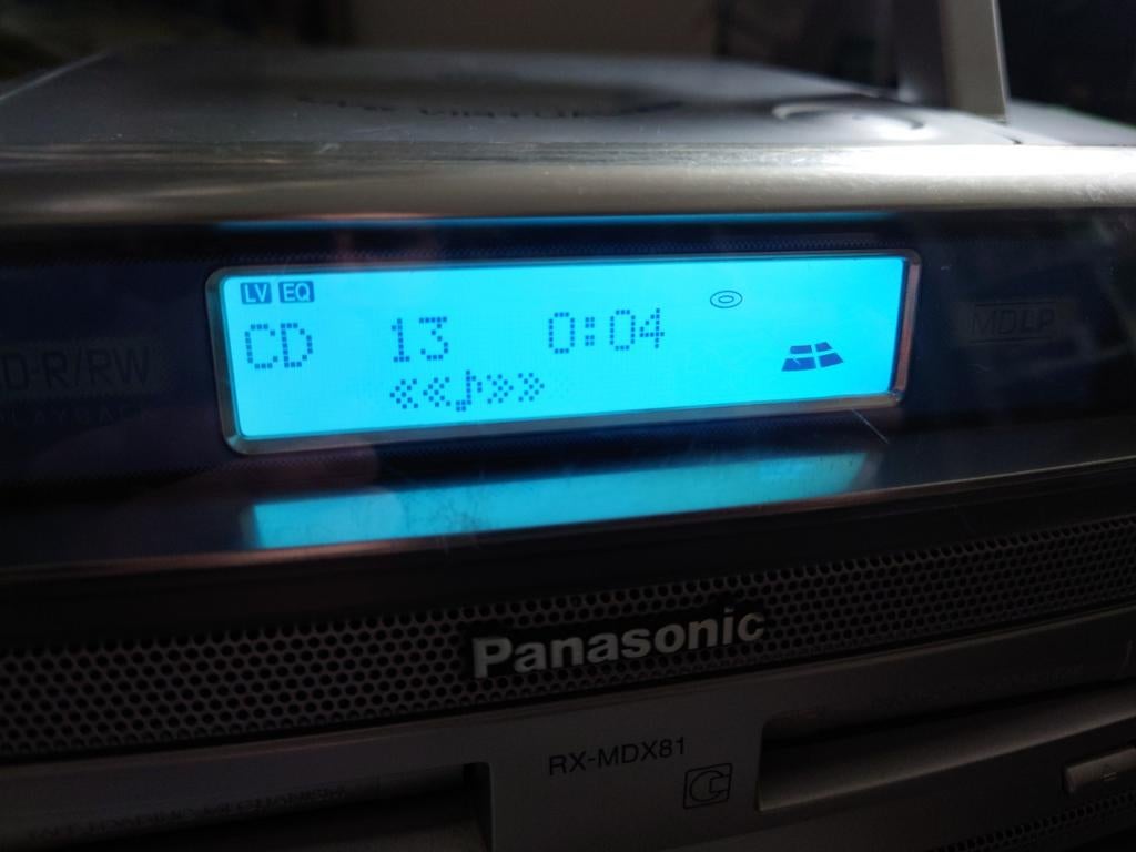 ≥ Panasonic RX-MDX81 CD MiniDisc Radio Cassette — Radio's