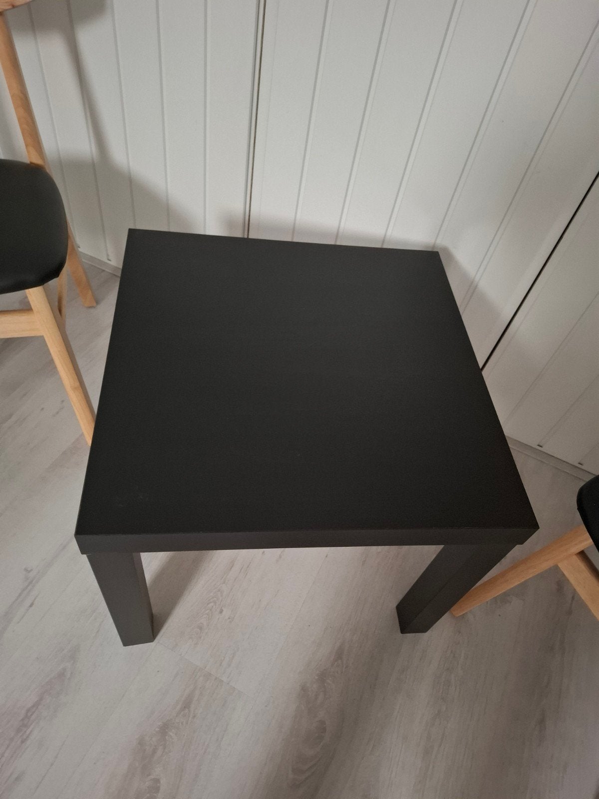 Zwart bijzettafeltje 55x55 cm Lack/ikea, Huis en Inrichting, Tafels | Bijzettafels, Vierkant, Nieuw, 55 tot 75 cm, Modern