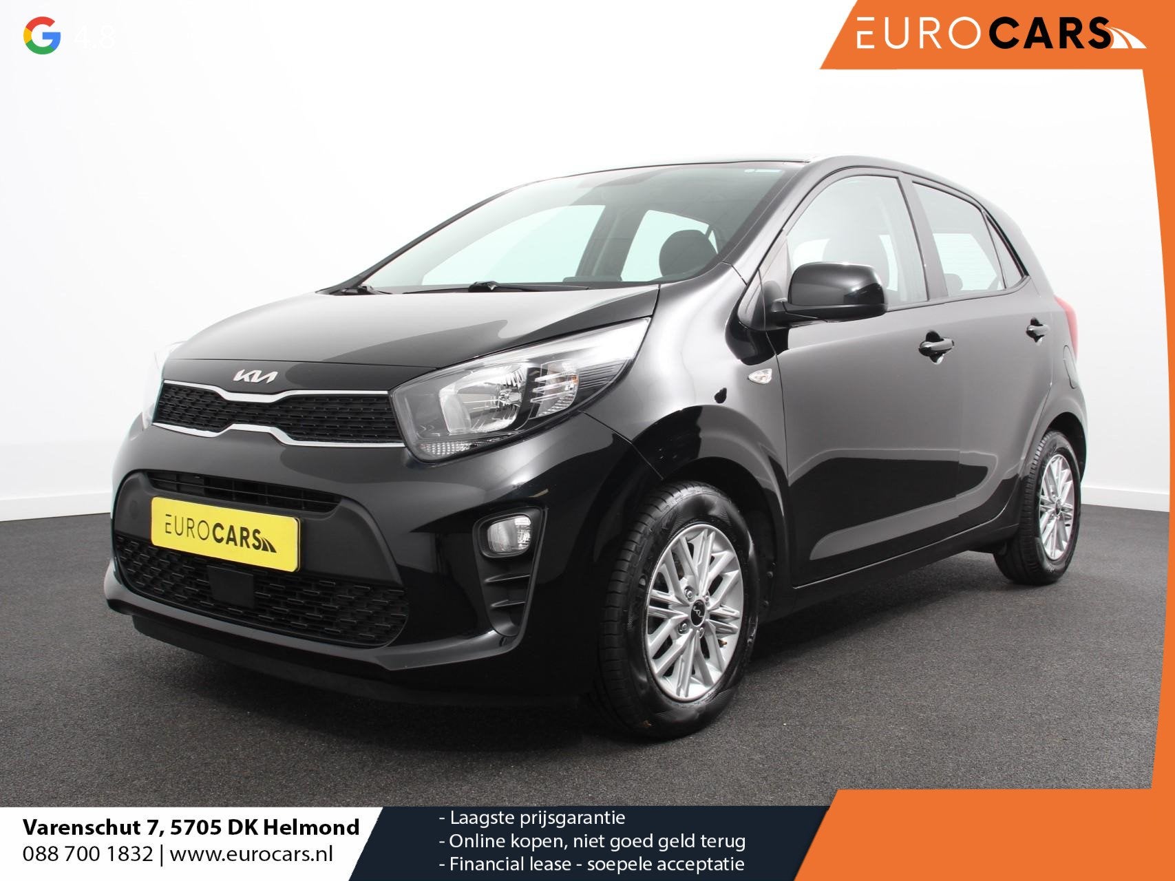 Kia Picanto 1.0 DPi Automaat DynamicLine Navigatie Apple Car, 877 kg, Stof, Gebruikt, Euro 6