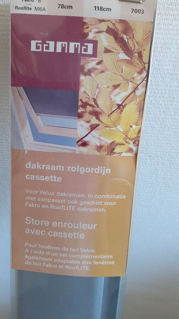 velux rolgordijn  2 stuks, Ophalen, Bruin, 100 tot 150 cm, Nieuw