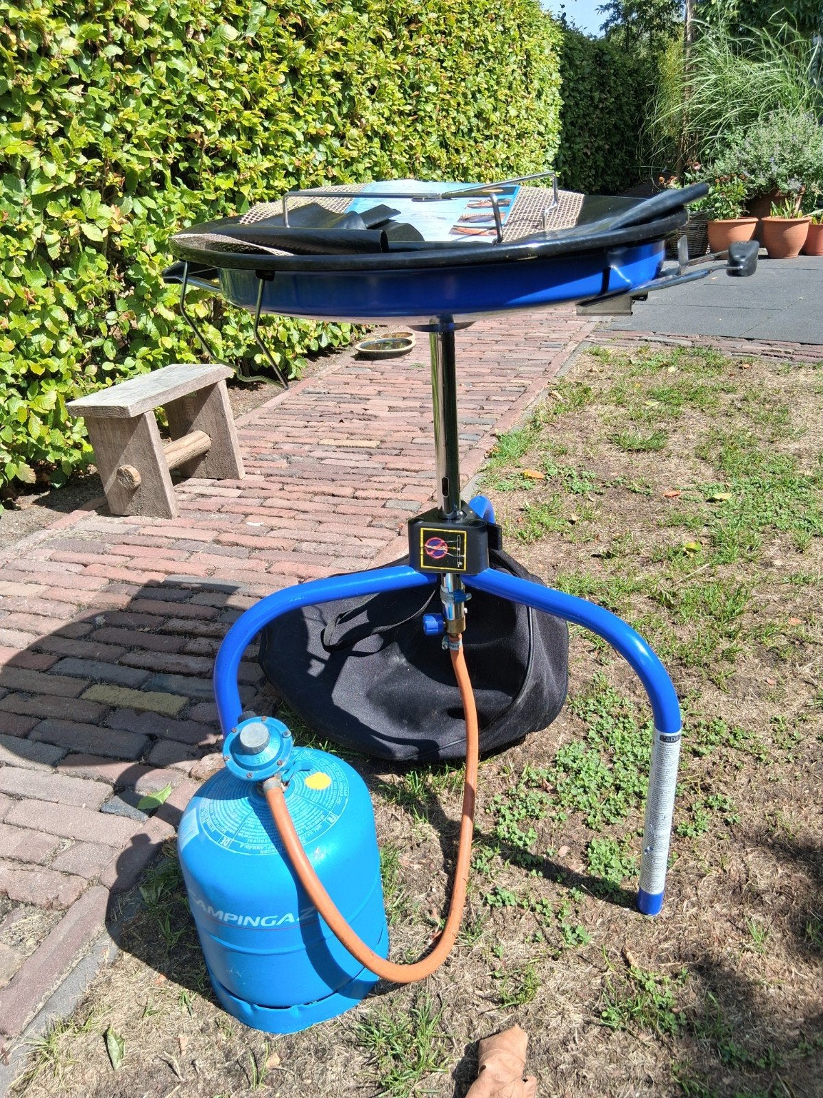 Cadac Safari Chef 2 gasbarbecue met gasfles, Ophalen of Verzenden, Gebruikt, Cadac