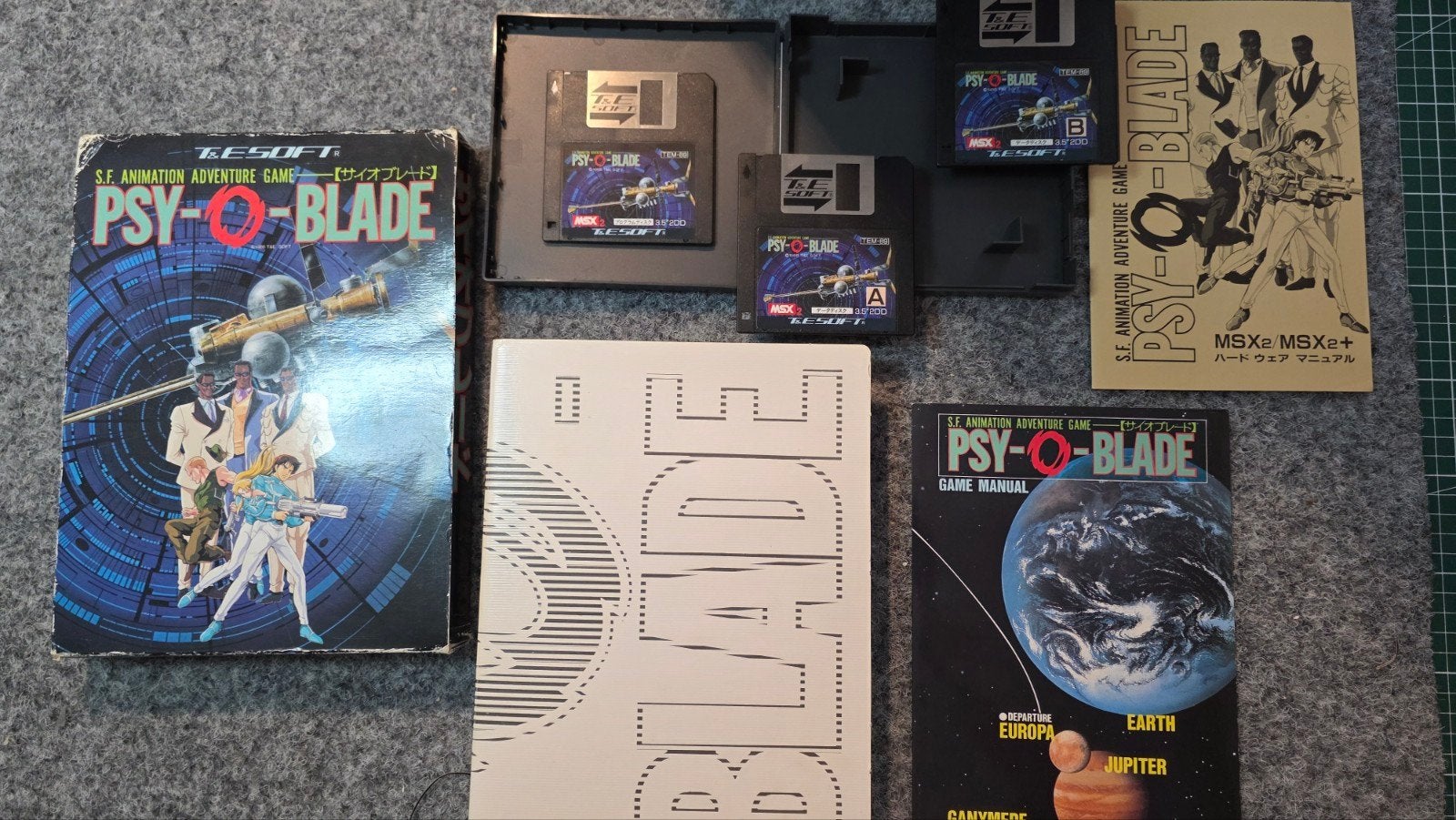 MSX2 T&ESOFT Psy-O-Blade spel game MSX, Computers en Software, Ophalen