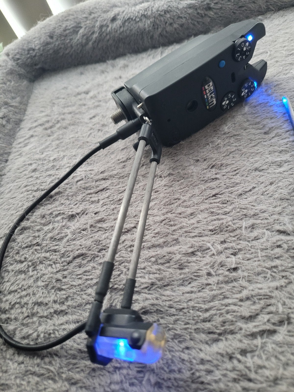 Delkim txi plus blauw incl d lock+nitelite pro +duocarp arm, Ophalen of Verzenden, Zo goed als nieuw, Overige typen