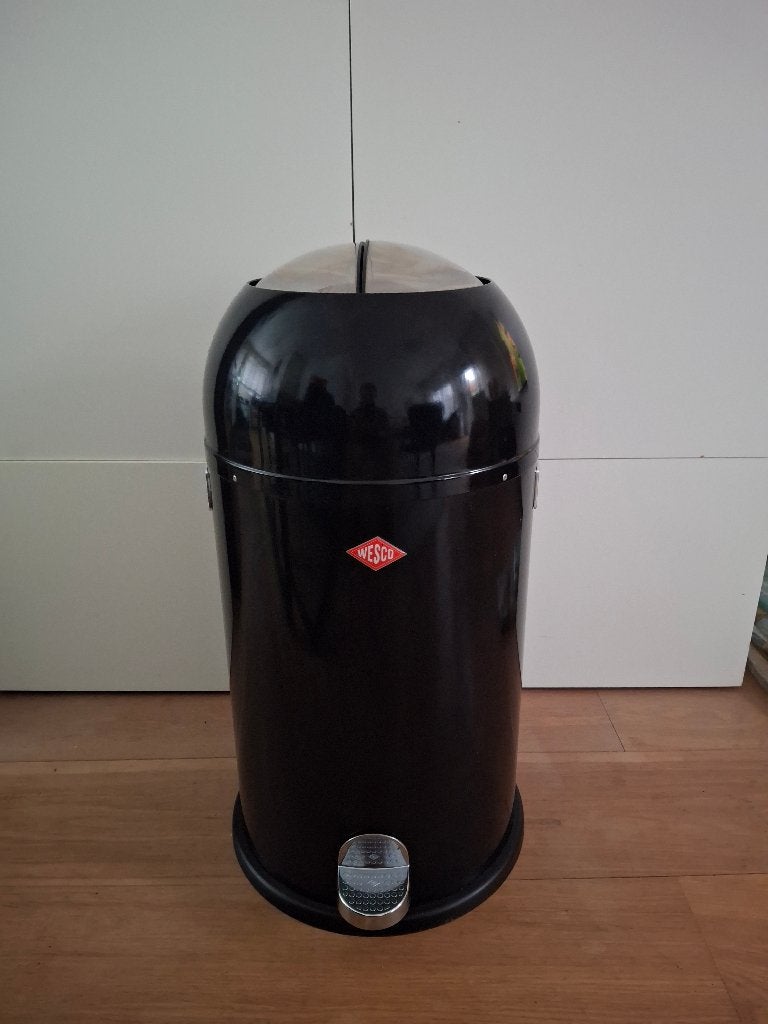 Wesco Prullenbak, Ophalen, Kunststof, Met pedaal, 40 liter of meer