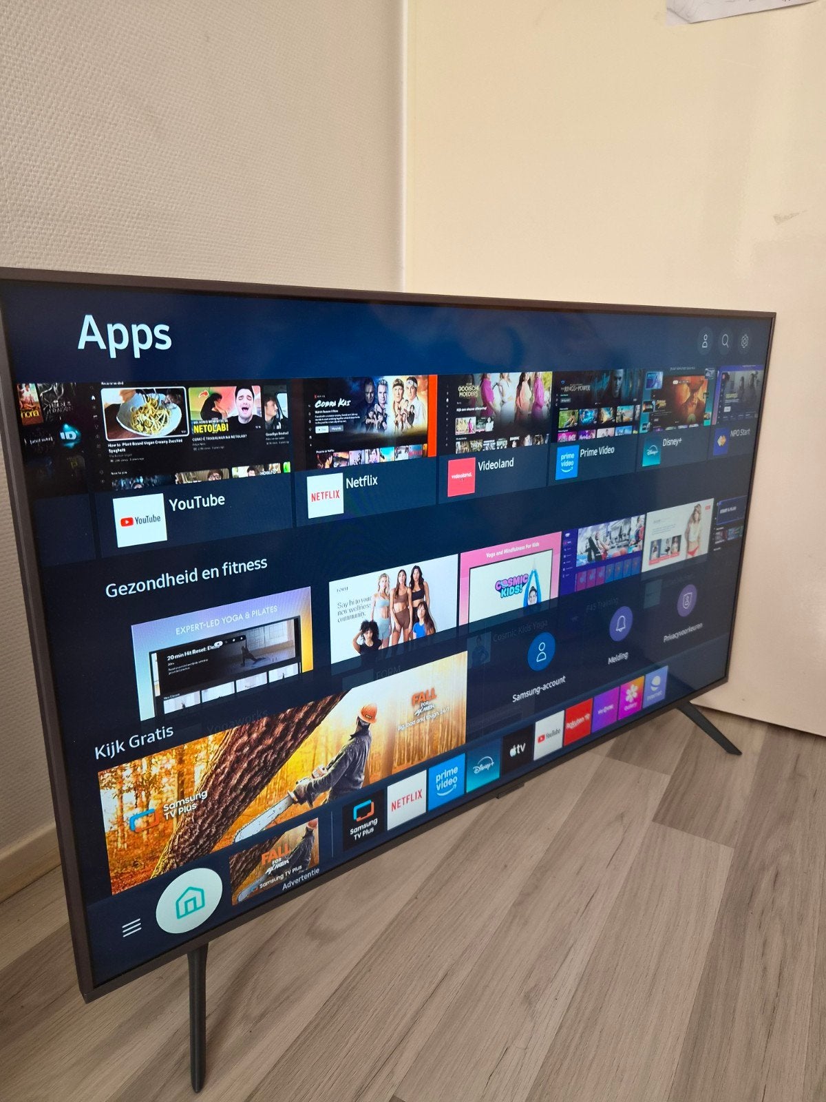 Samsung 43 inch 4K Smart TV –wifi Apps, Ophalen, 50 Hz, Zo goed als nieuw, Samsung