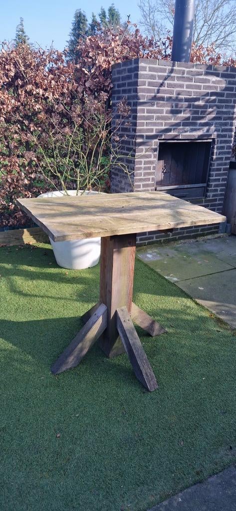 Statafel steigerhout, Ophalen, Rechthoekig, Hout