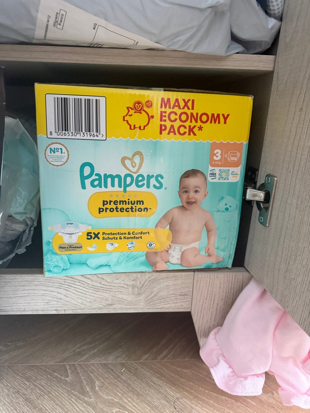 Pampers Premium Protection Luiers Maat 3&4 Maxi Economy Pack, Ophalen, Nieuw