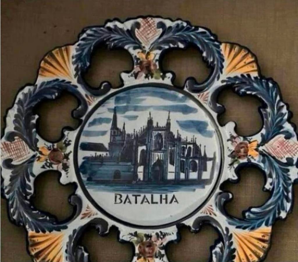 Batalha ,groot wandbord van het mooie klooster in Portugal, Ophalen of Verzenden