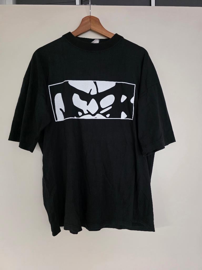 Thunderdome Hardcore "Eyes/Cross" 1995 ID&T XL, Kleding | Heren, T-shirts, Nieuw, Maat 56/58 (XL), Zwart, Ophalen of Verzenden