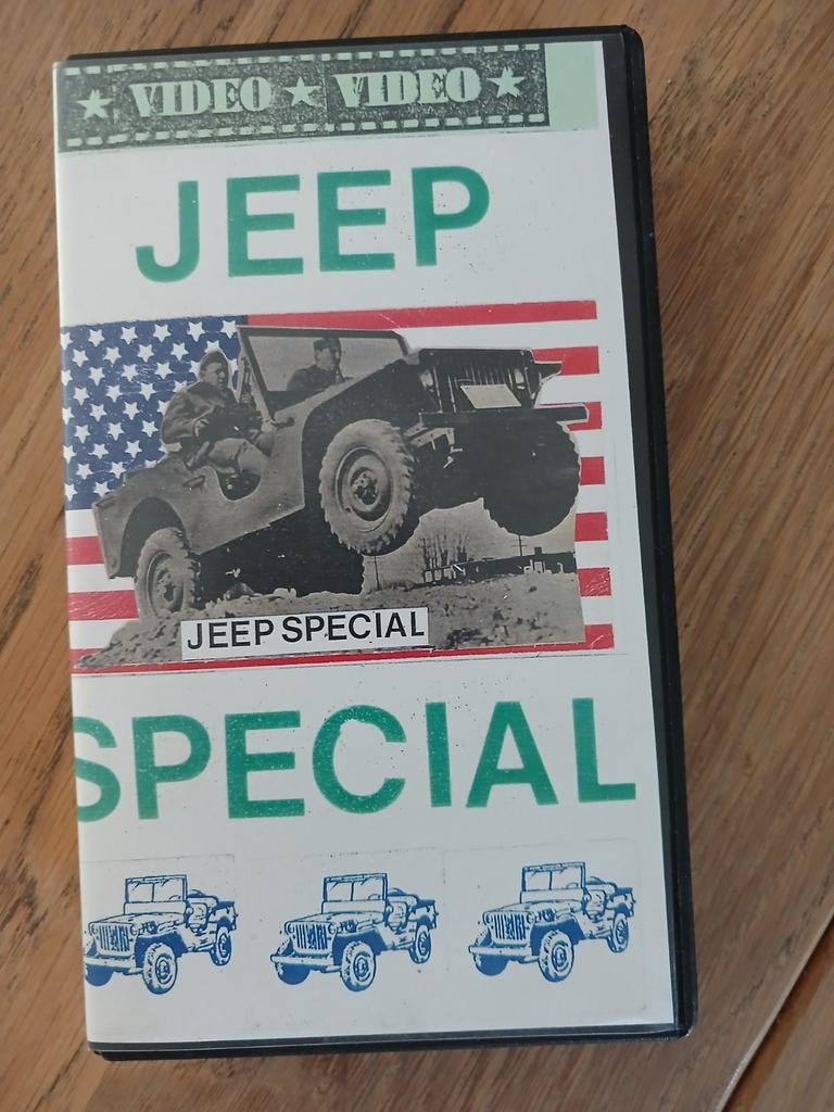 VIDEO BAND JEEP WILLYS, Ophalen of Verzenden, Landmacht, Amerika
