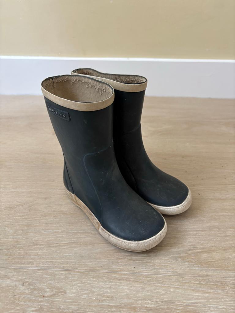 Bergstein regenlaarsjes maat 27 donkerblauw, Kinderen en Baby's, Kinderkleding | Schoenen en Sokken, Ophalen of Verzenden, Gebruikt