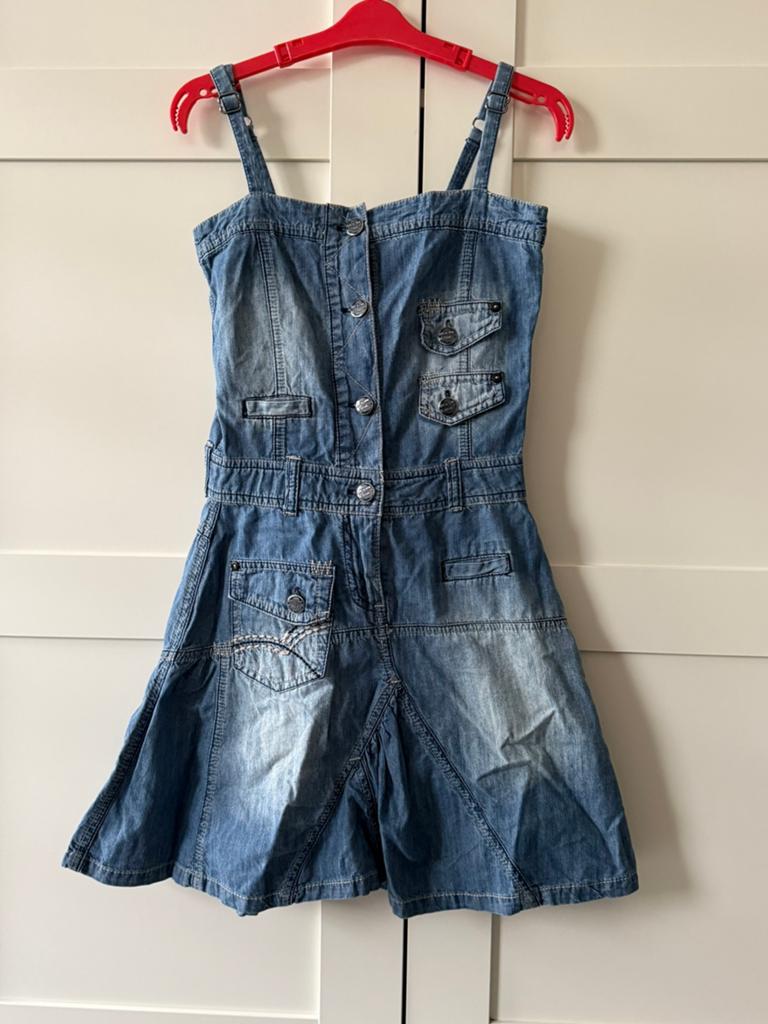 Jurk, Kinderen en Baby's, Kinderkleding | Maat 140, Ophalen, Zo goed als nieuw, Meisje, Jurk of Rok