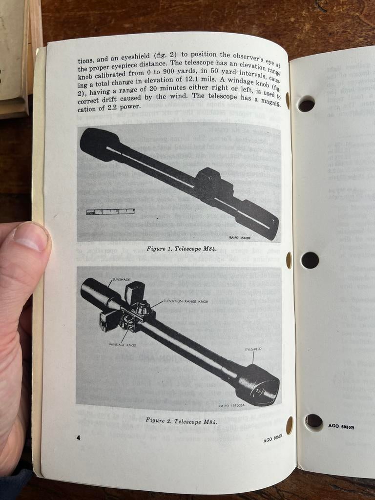 WO2 Korea voorschrift M84 M1 Garand sniper scope, Amerika, Ophalen of Verzenden