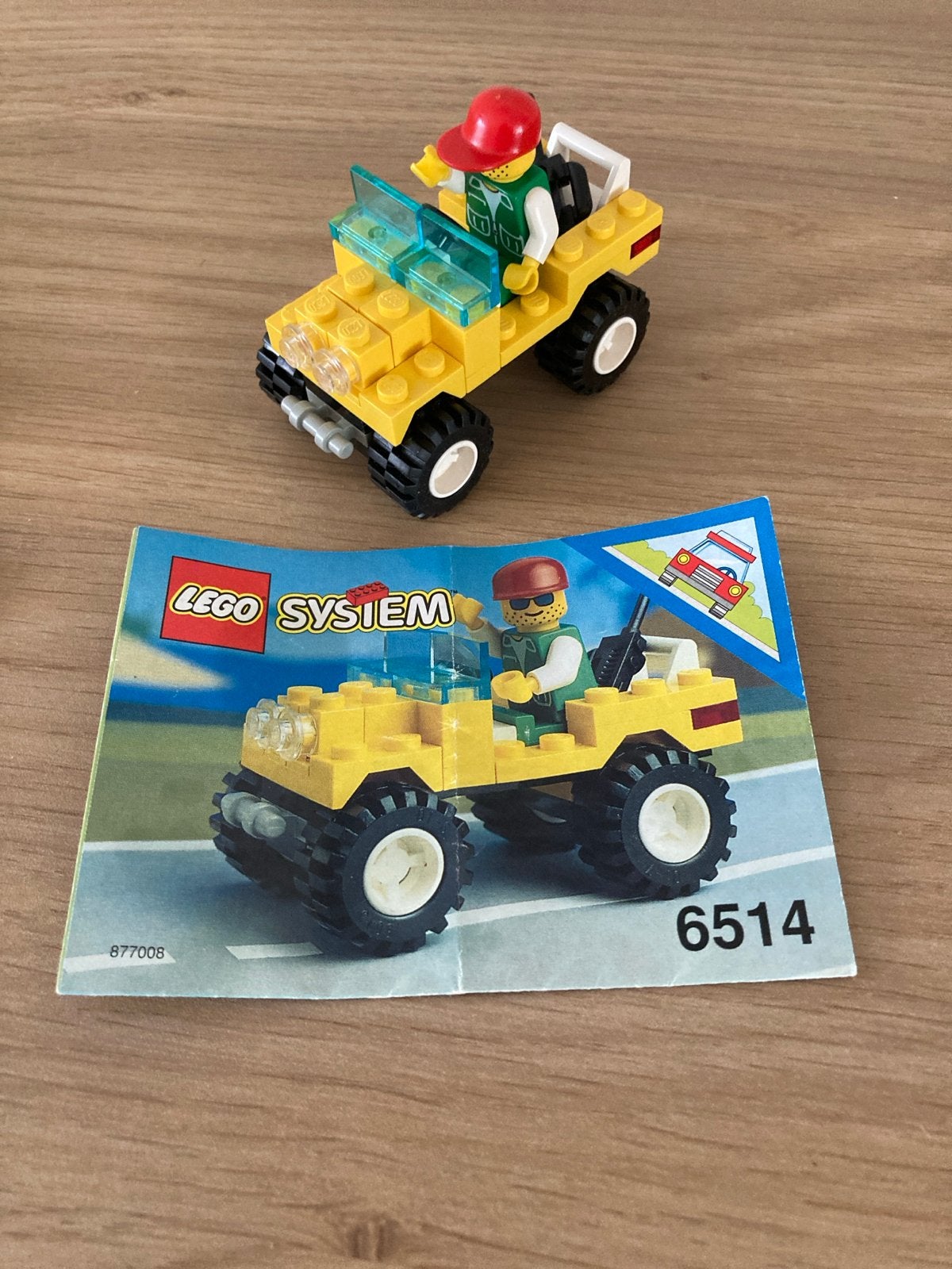 Lego System 6514 en 6550 - Vintage Rally Auto's met Boekjes, Ophalen of Verzenden, Gebruikt