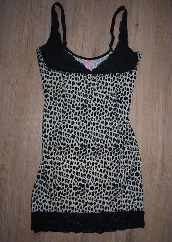 Hunkemöller Panterprint Nachtjurkje (S) nieuw!, Hunkemöller, Ophalen of Verzenden, Zo goed als nieuw, Maat 36 (S)