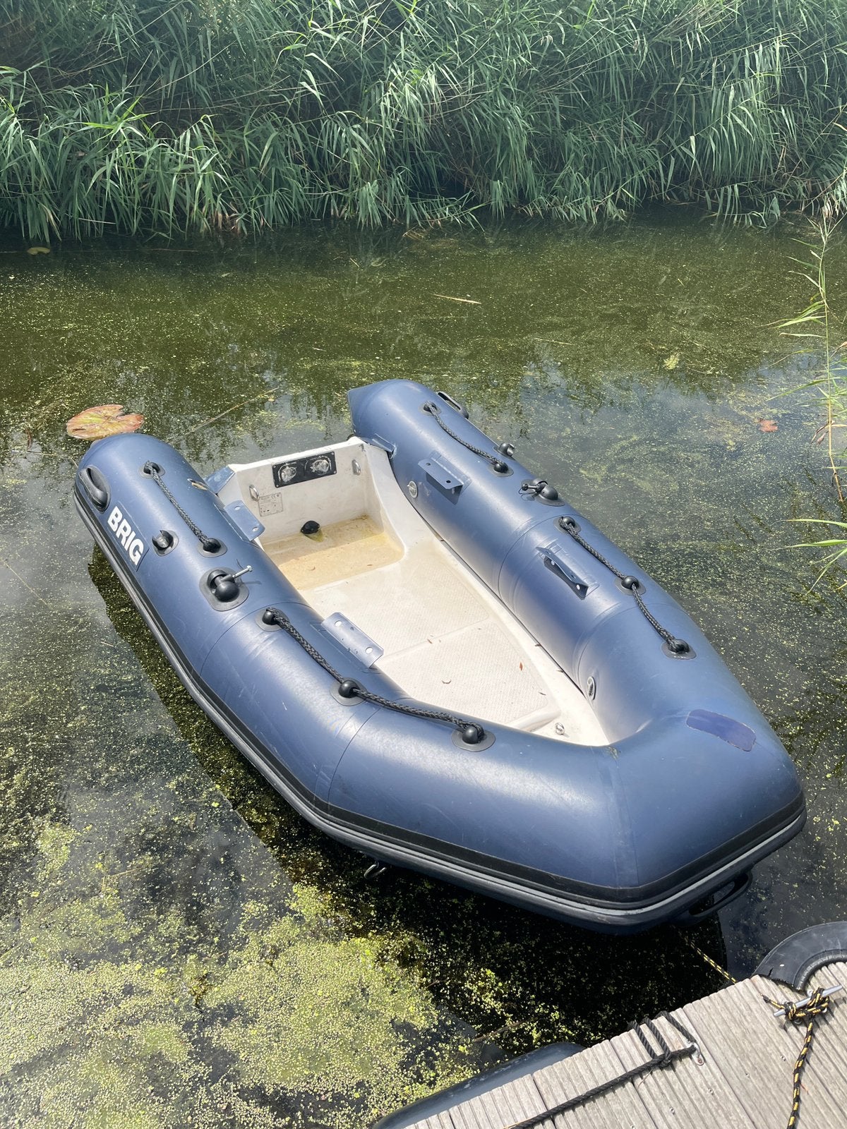 Brig f275 rib blauw polyester bodem, Gebruikt, 10 pk, Brig, 30 cm