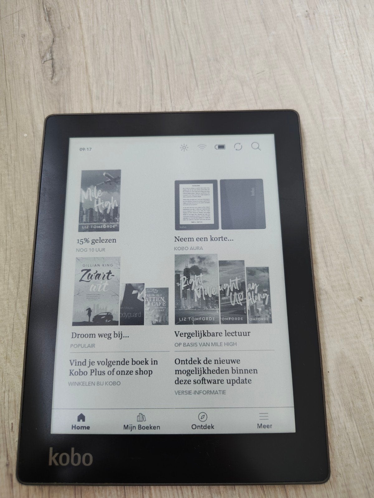 Kobo aura in nette staat, Computers en Software, E-readers, Ophalen, Gebruikt